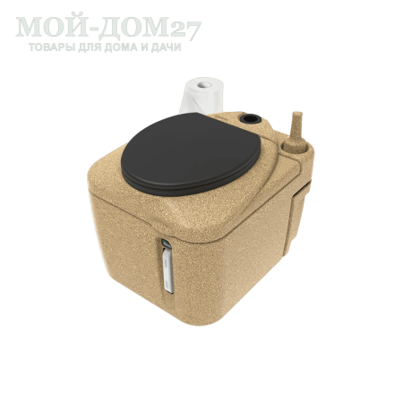 Торфяной туалет Rostok Eco 25 Песочный гранит | Мой-Дом27 | Стационарный торфяной биотуалет цвета песочного графита емкостью верхнего бака 20 л. и&nbsp;нижнего бака 45 л.<br>
 Отличительная черта туалета в разделении фракций в разные ёмкости. Это упрощает обслуживание туалета и избавляет от неприятного запаха в помещении.<br>
Высота сиденья: 45 см